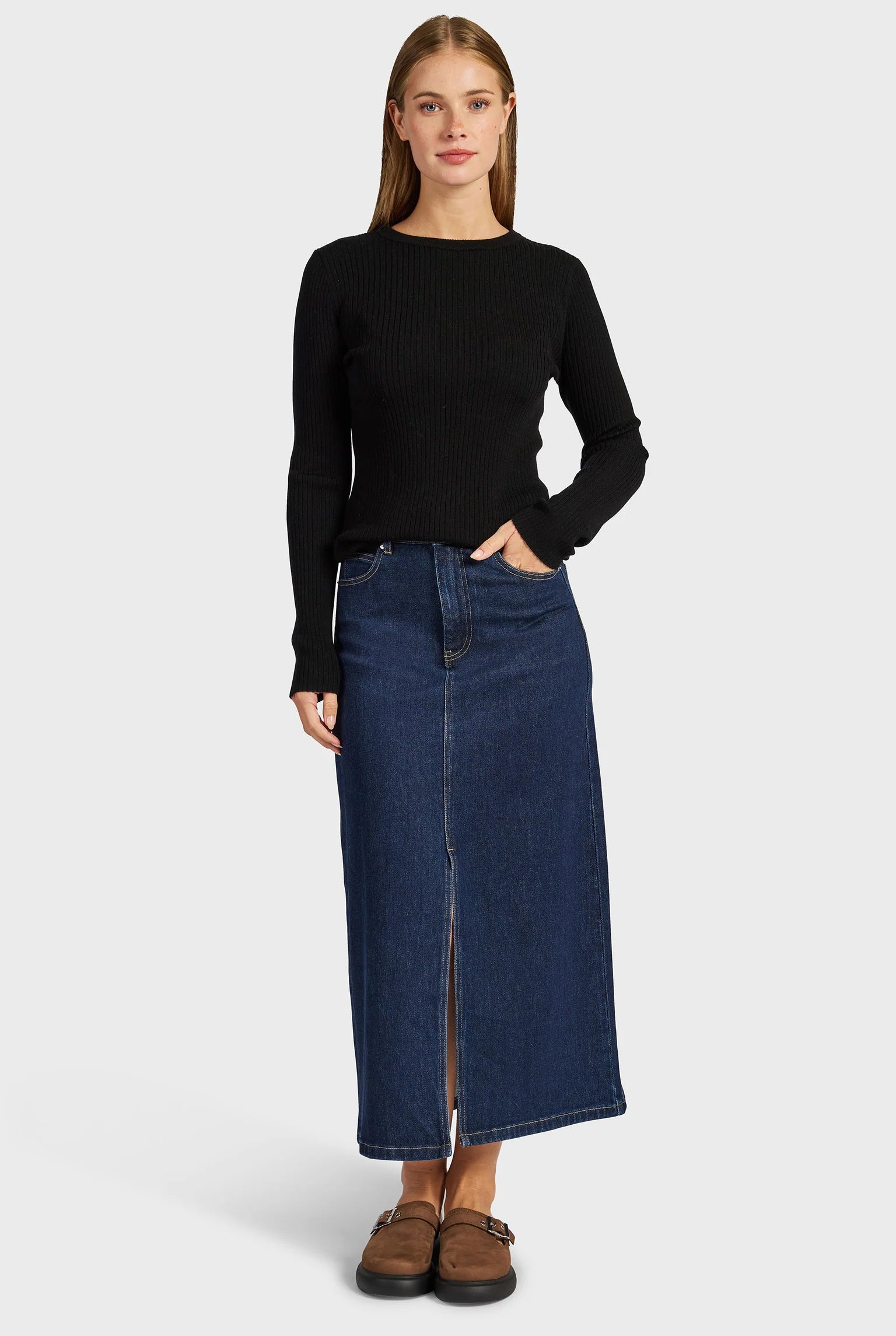 オースティン デニムスカート - Rinse Wash