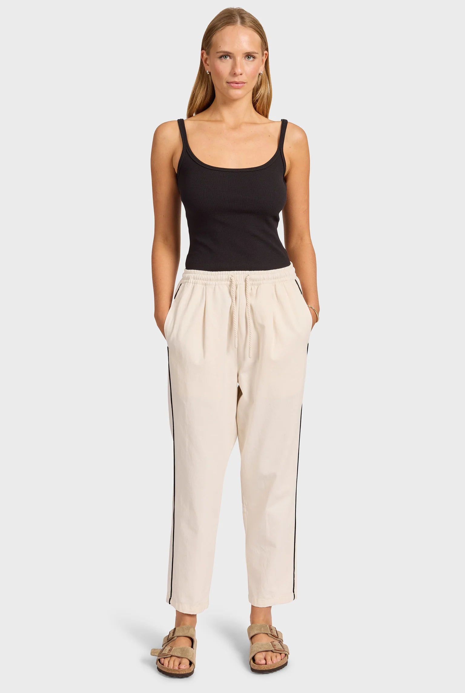 チャーリー リブタンク - Black