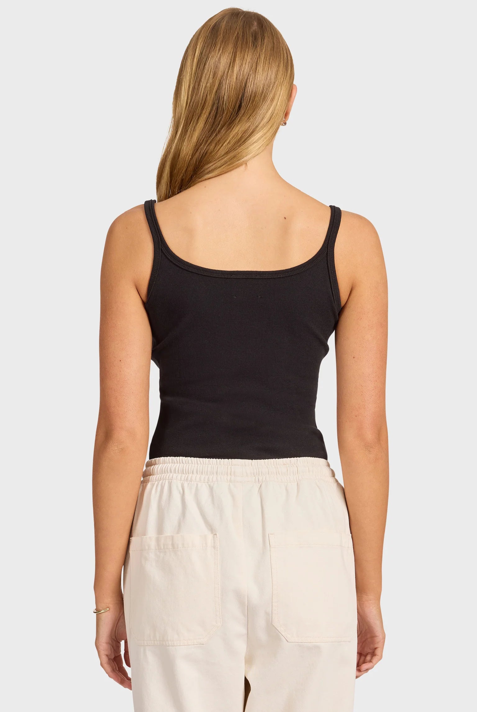 チャーリー リブタンク - Black