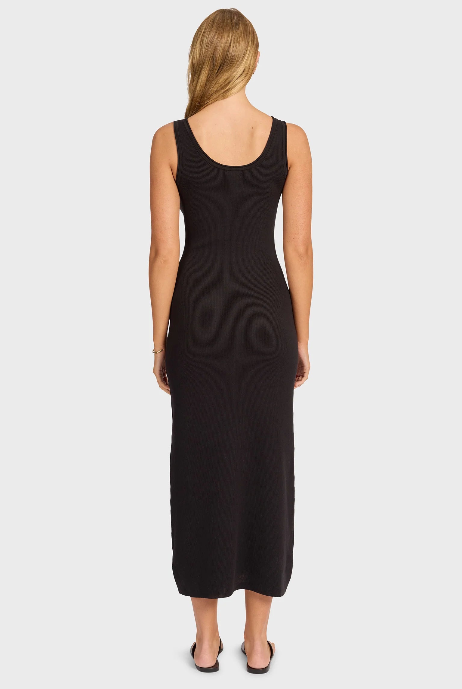グレース ニットドレス - Black