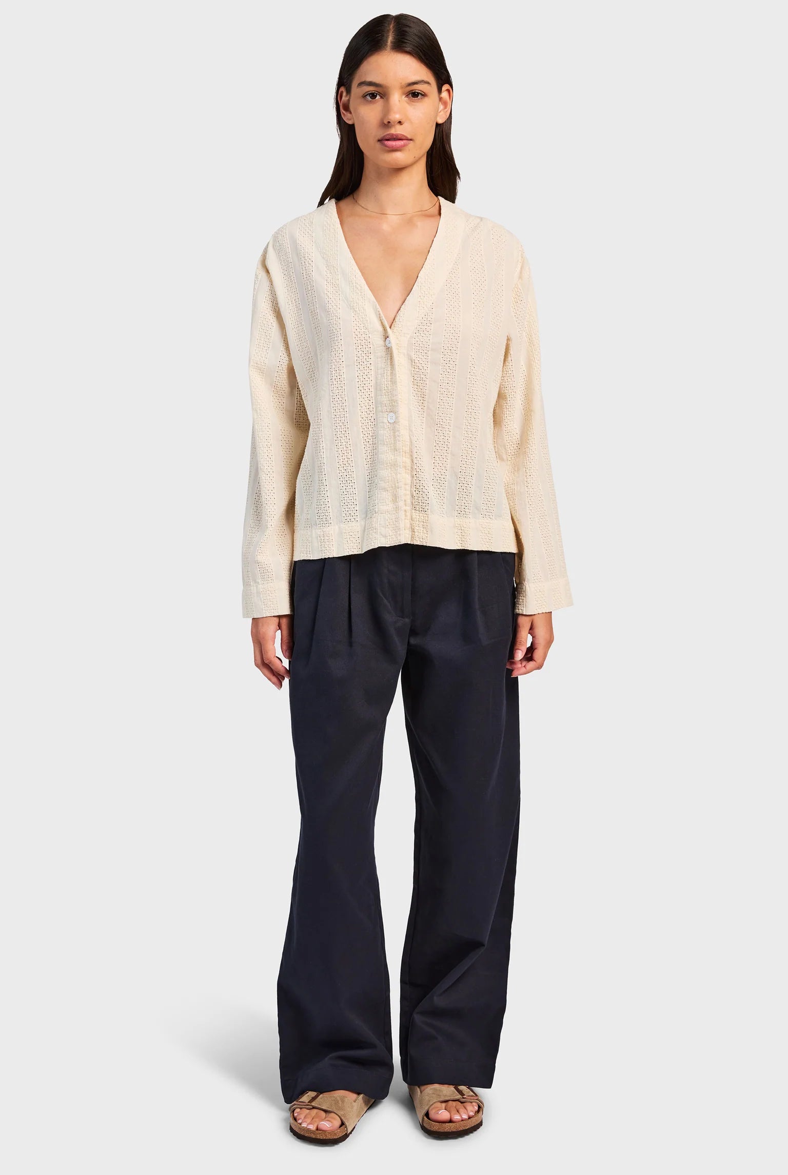 ハーパー ロングスリープトップ - Off White