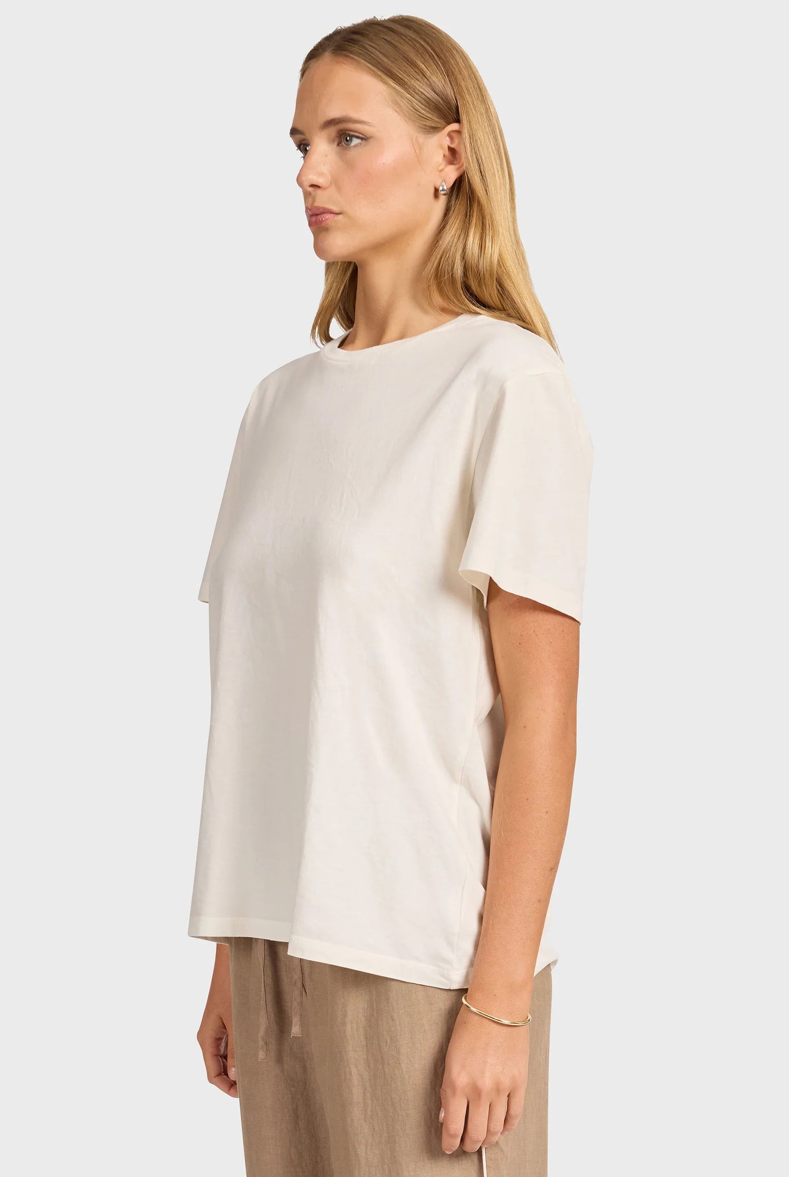 ジミーボーイフレンドTシャツ - Off White