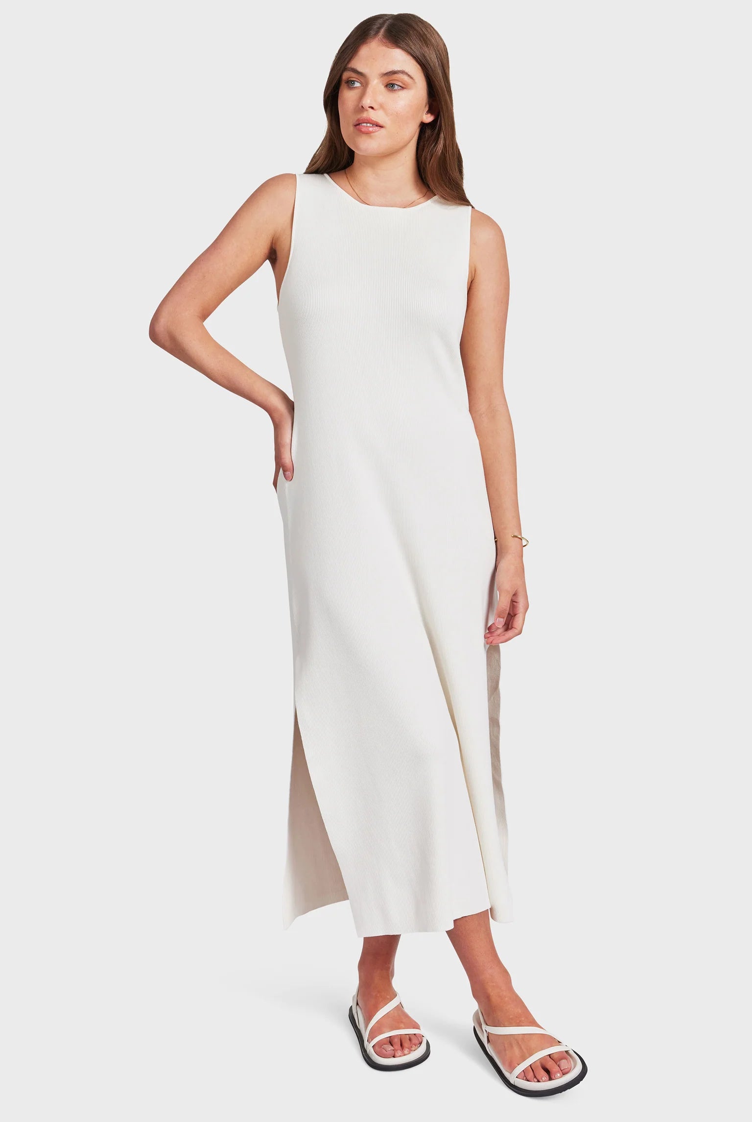 ジューンリブドレス - White