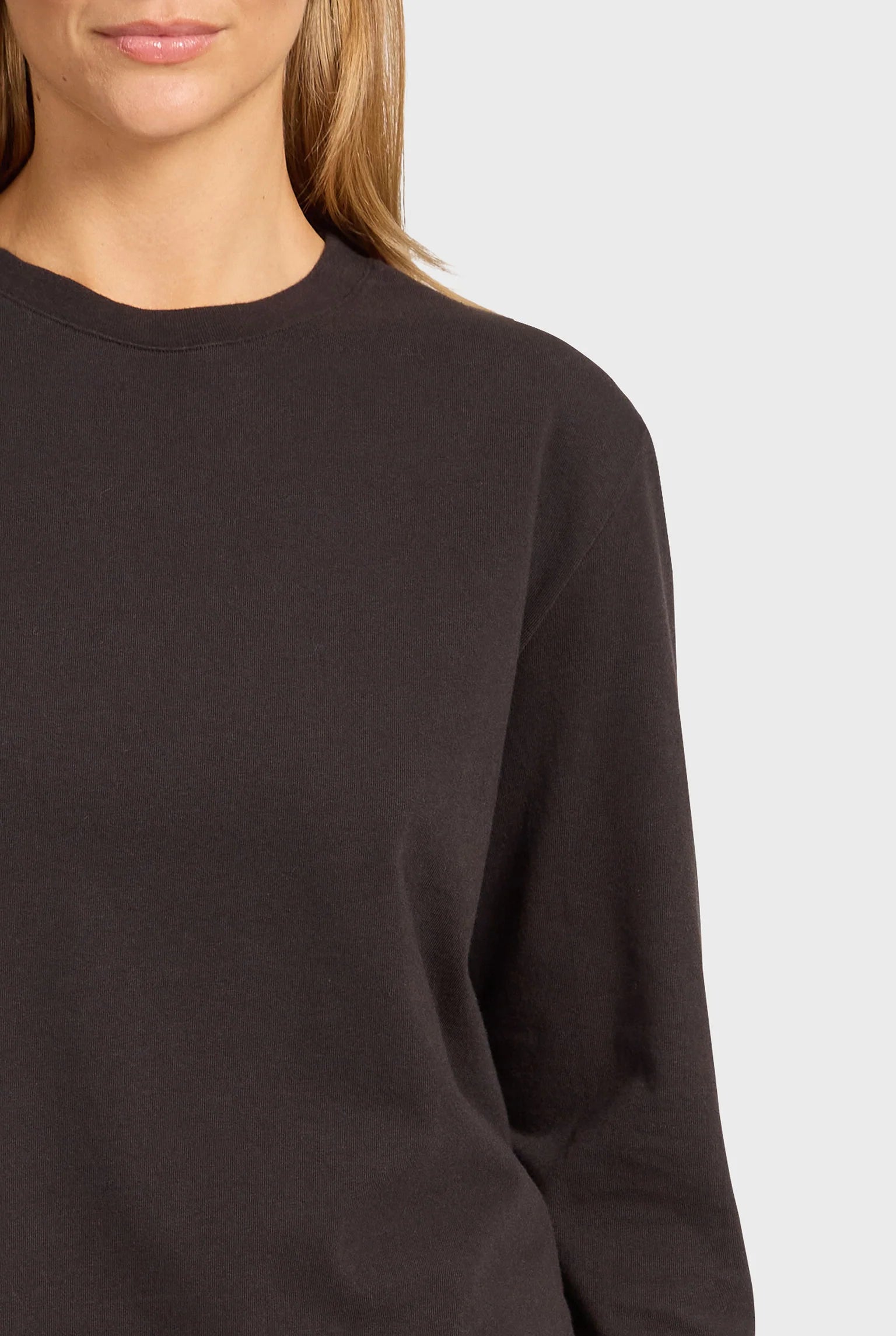 ロングスリーブTシャツ - Black