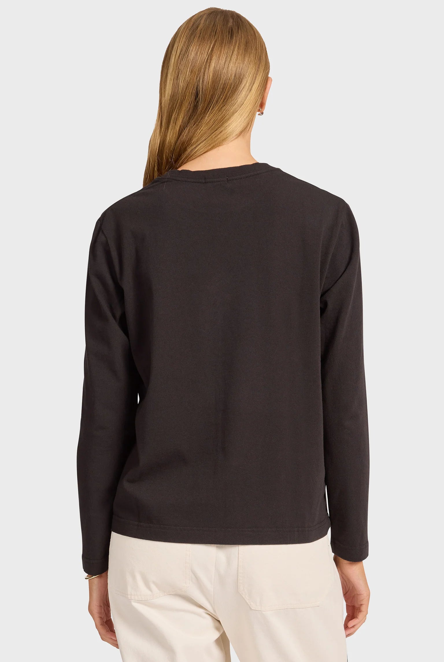 ロングスリーブTシャツ - Black