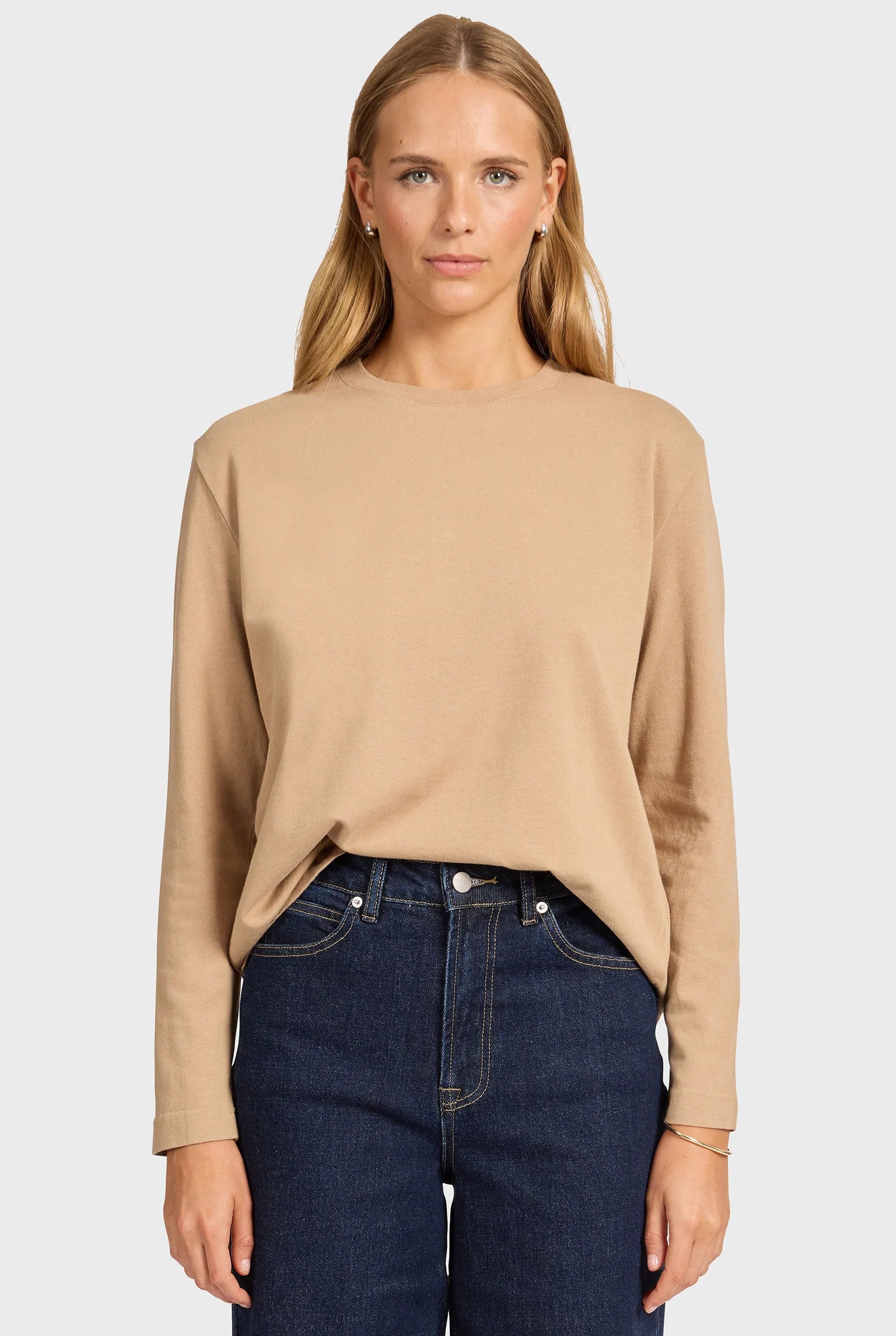 ロングスリーブTシャツ - Otter Tan