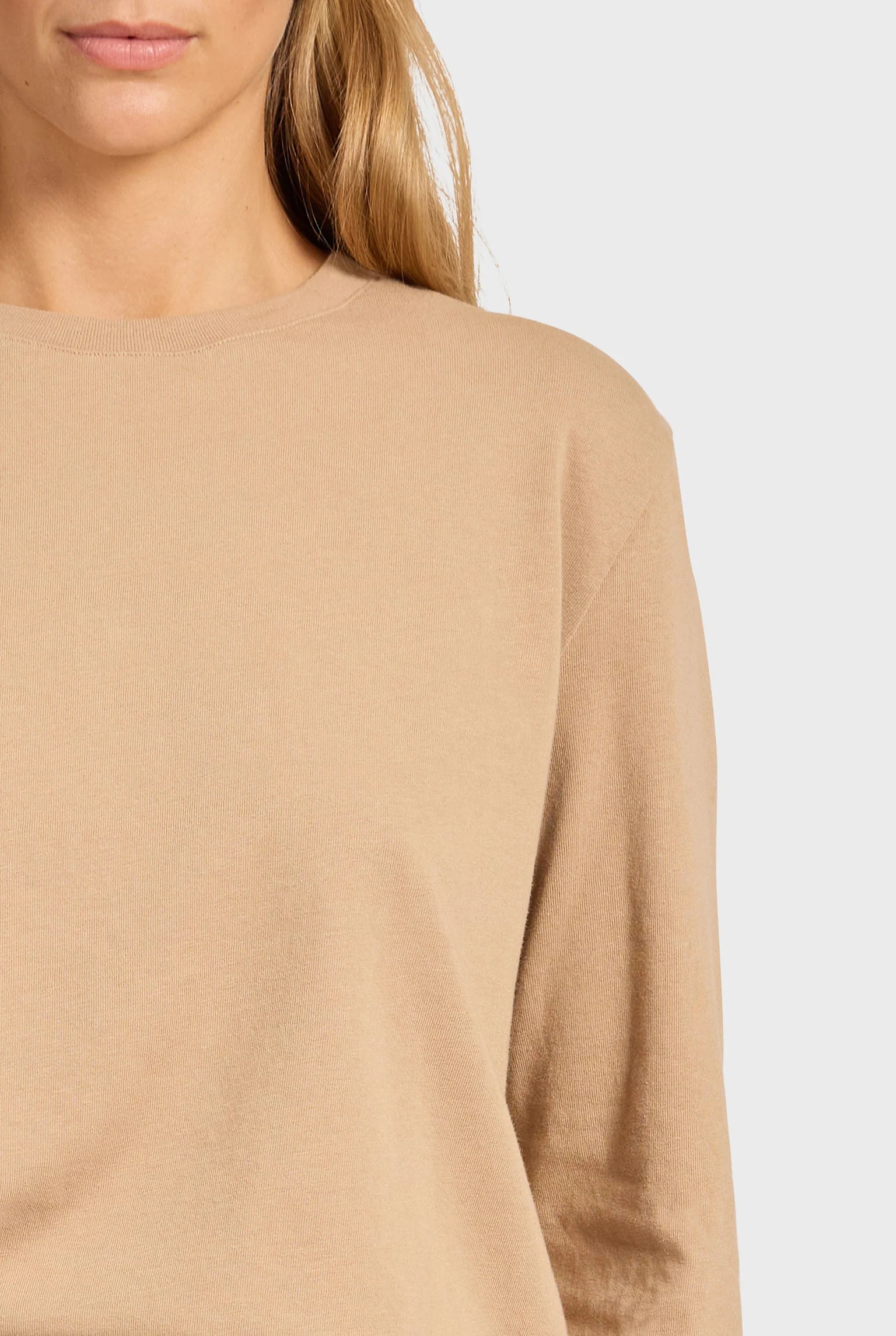 ロングスリーブTシャツ - Otter Tan