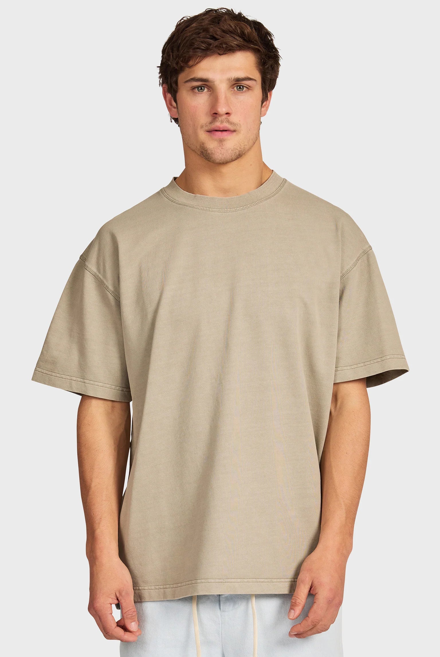 バーシティー クルーTシャツ - Mineral Green