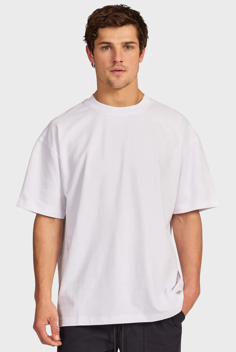 バーシティー クルーTシャツ - White