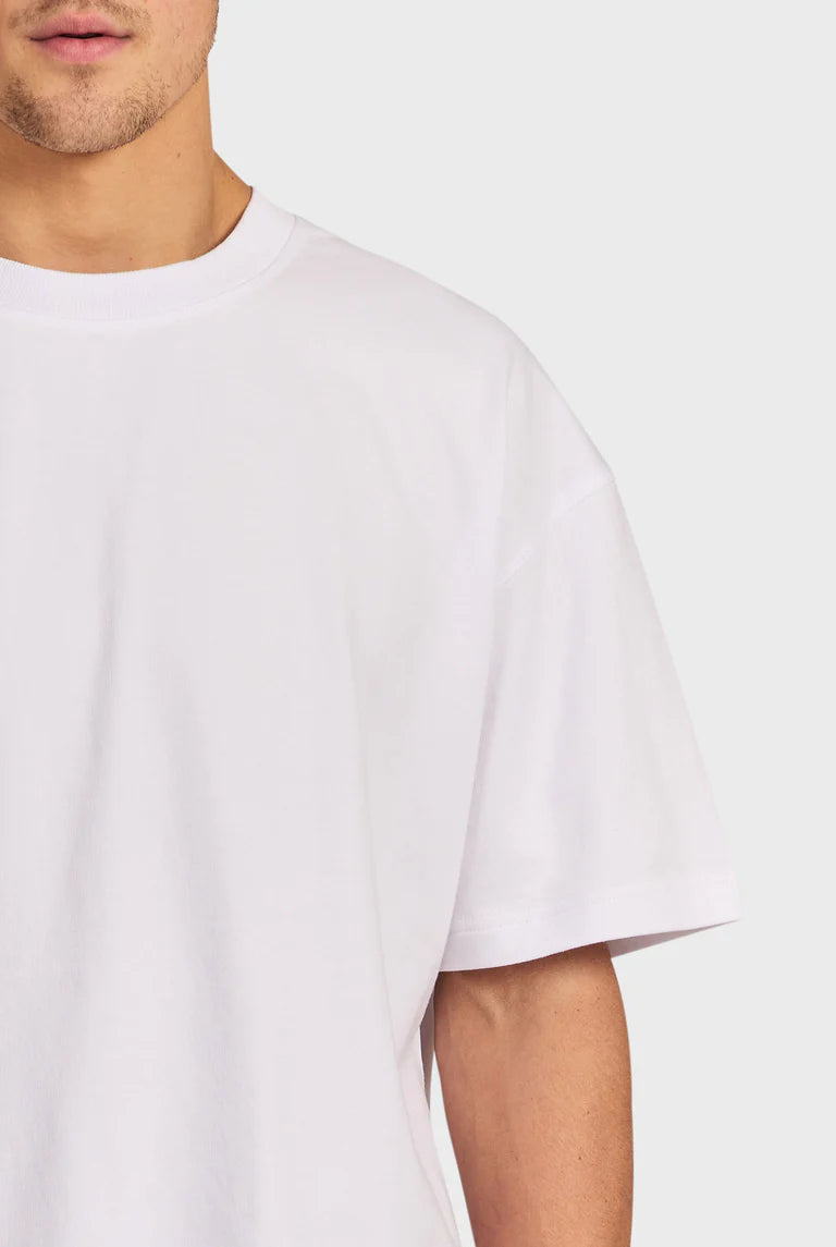 バーシティー クルーTシャツ - White