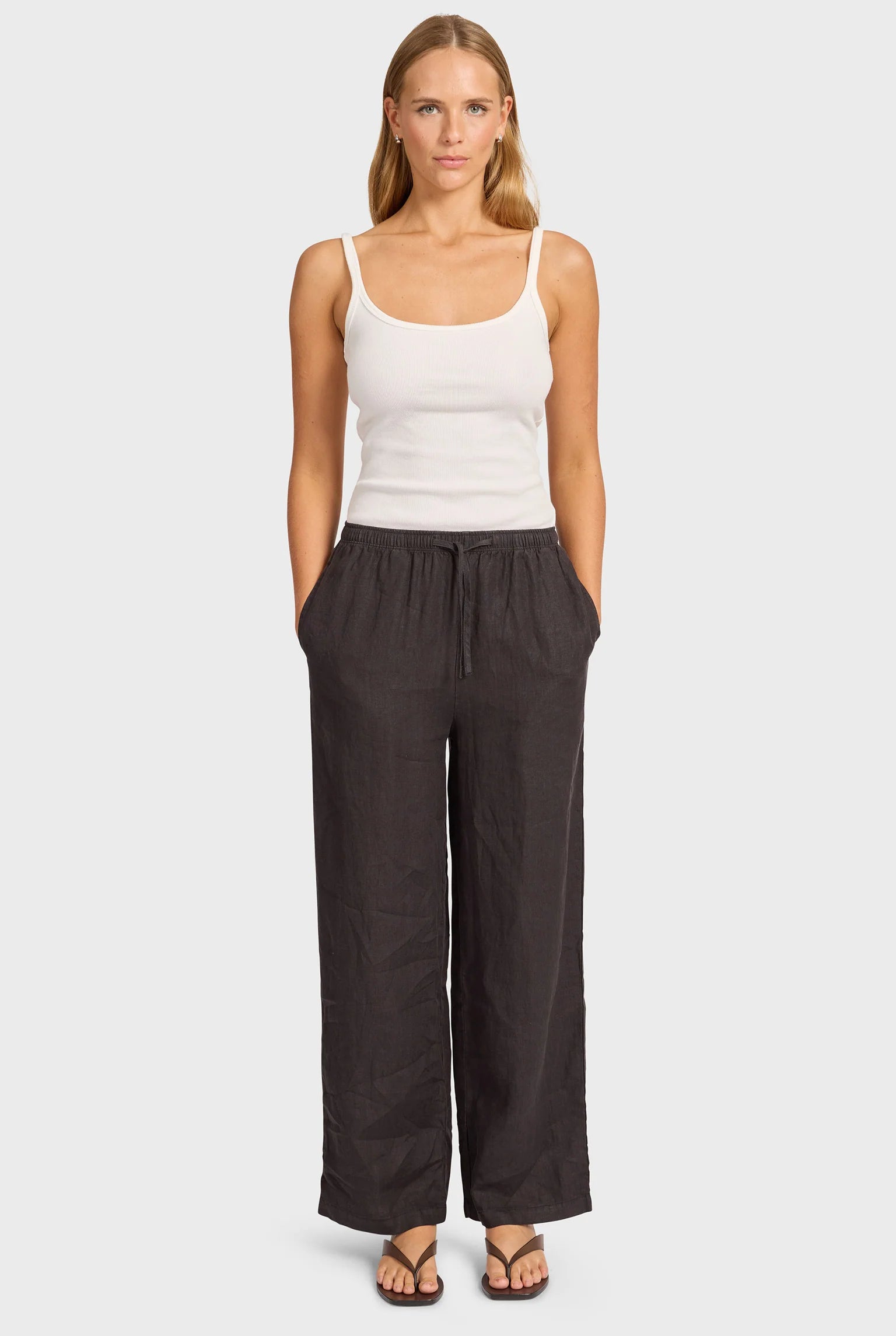 チャーリー リブタンク - White