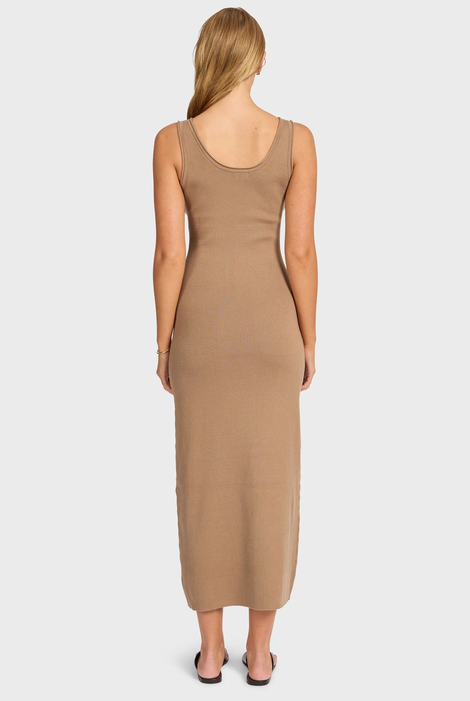 グレース ニットドレス - Jersey Caramel