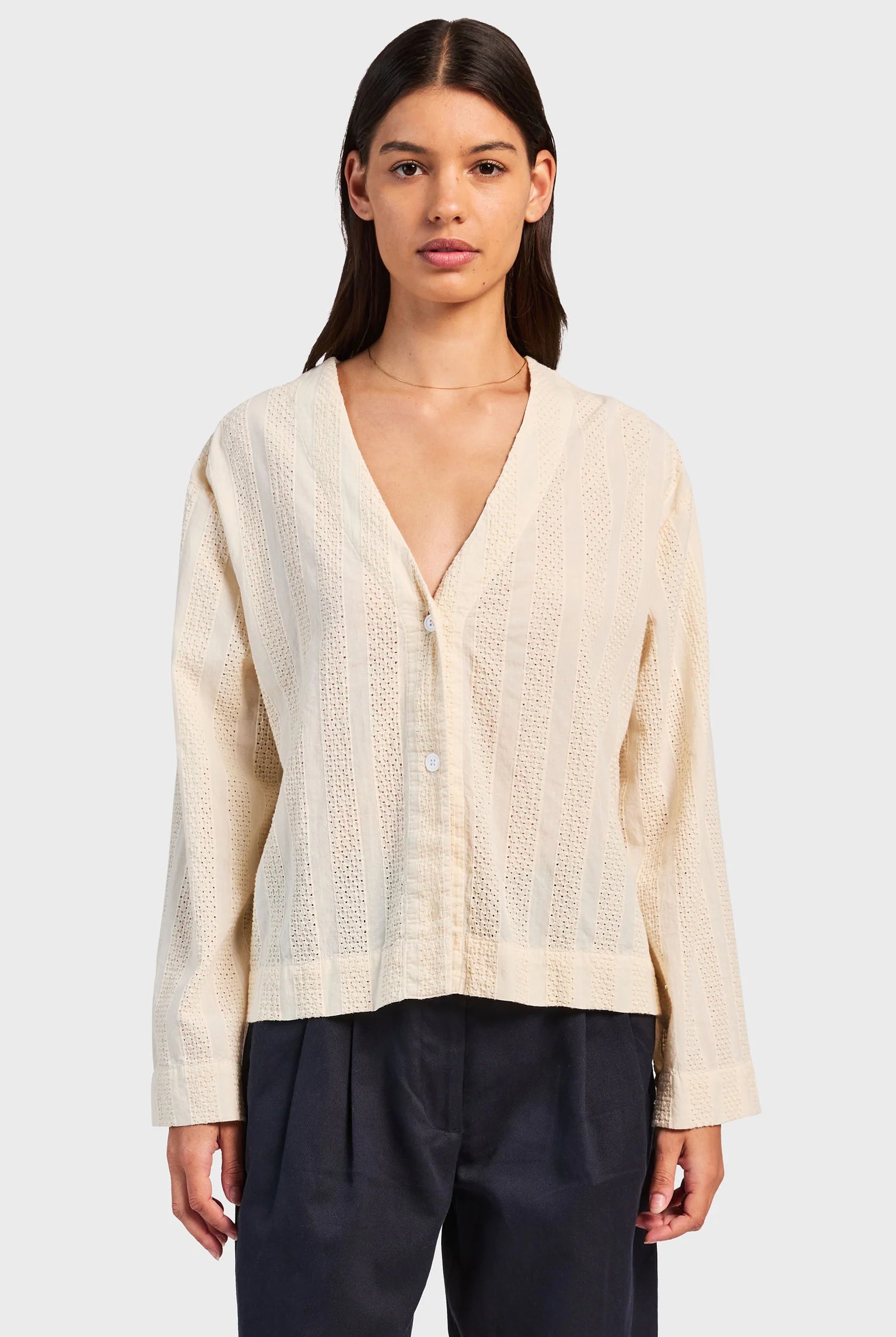 ハーパー ロングスリープトップ - Off White