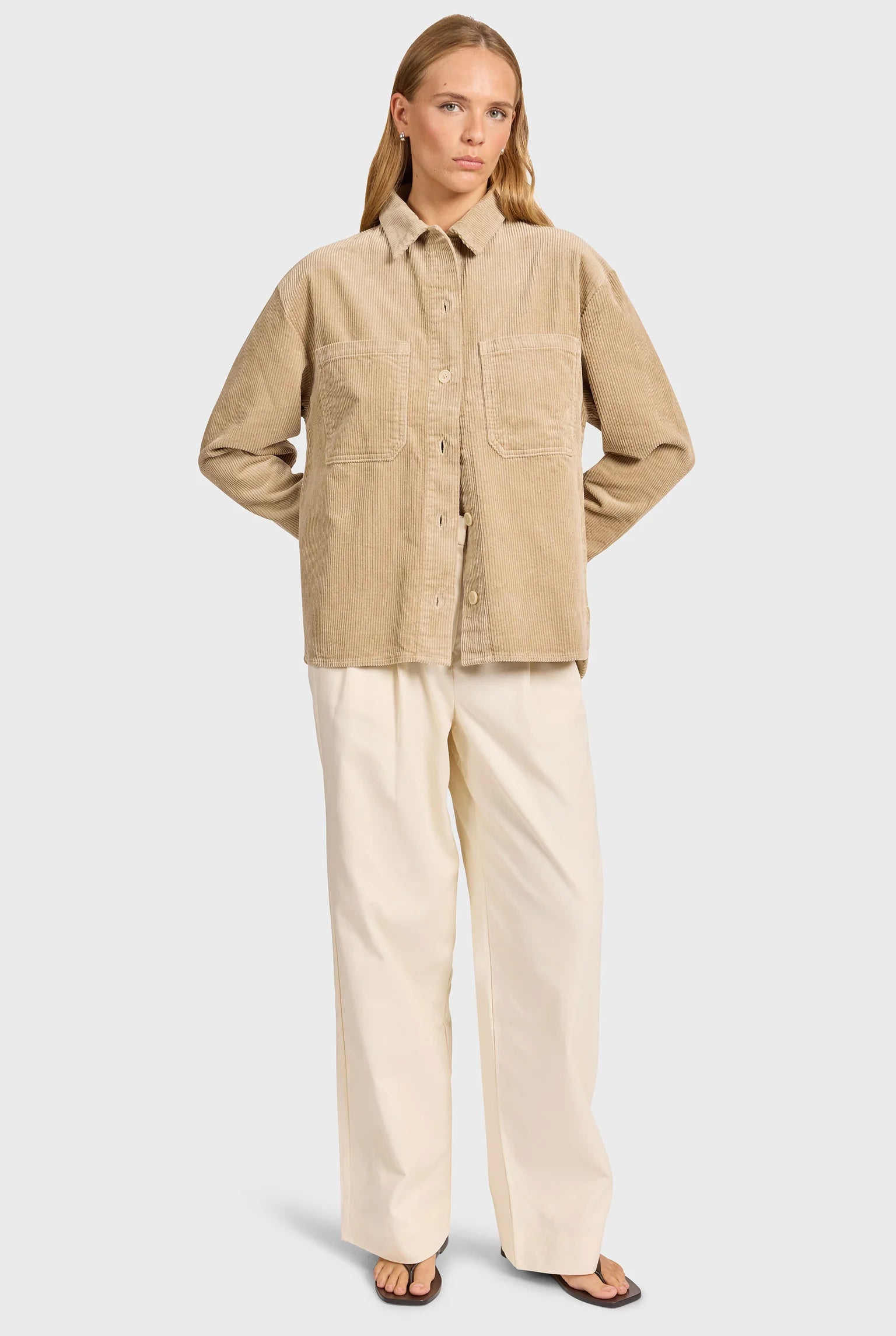 リボウスキー コードオーバーシャツ - Otter Tan