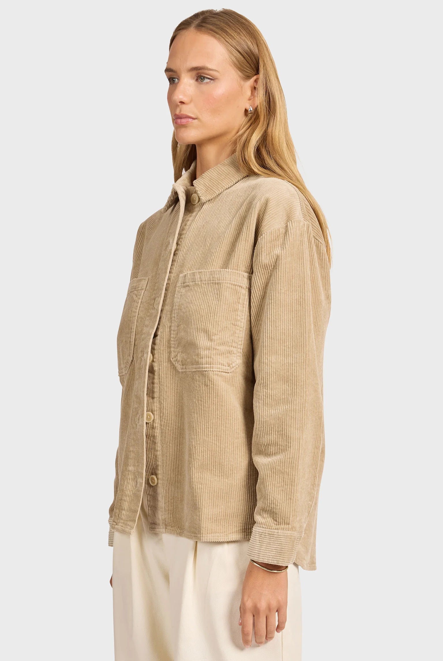 リボウスキー コードオーバーシャツ - Otter Tan