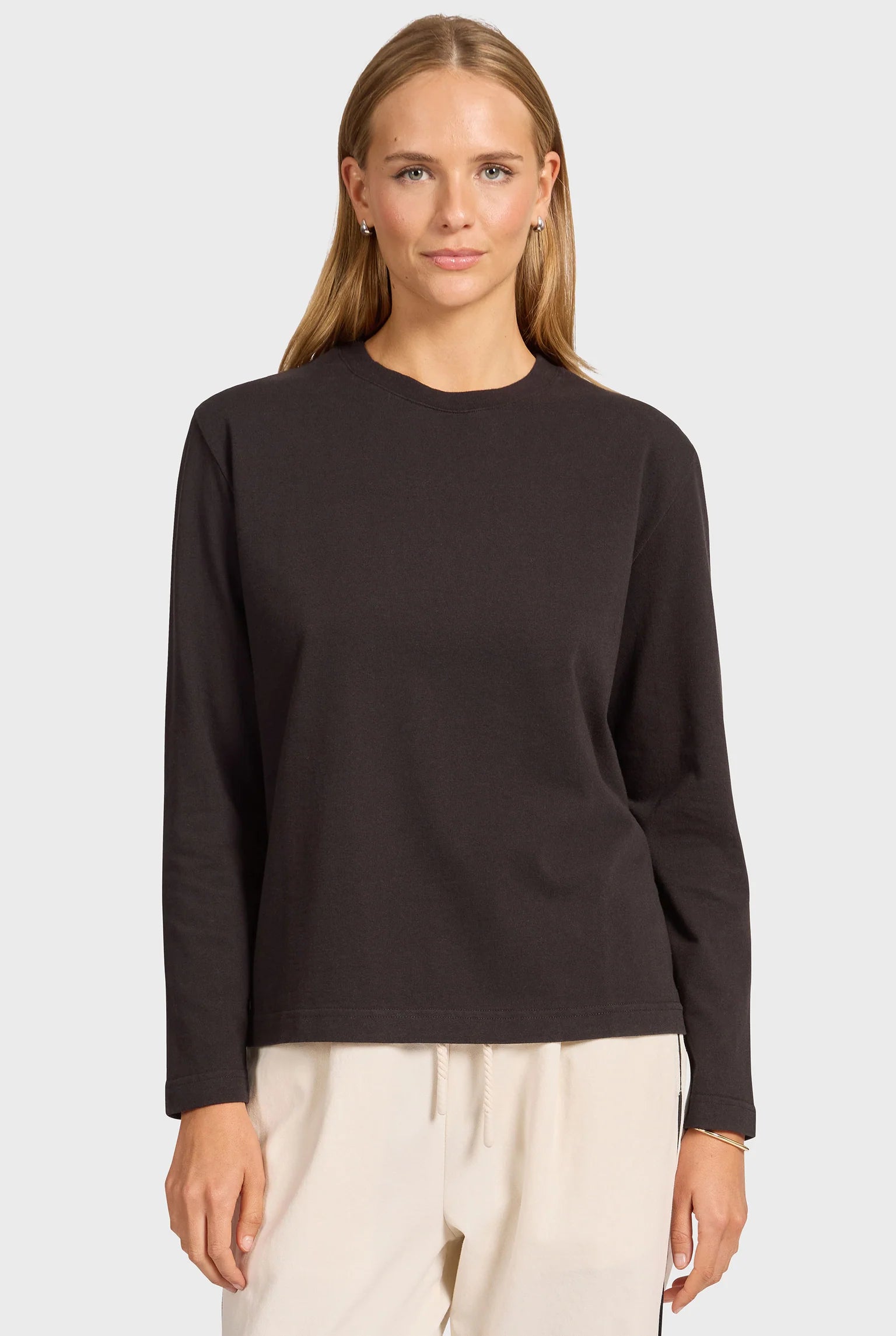 ロングスリーブTシャツ - Black