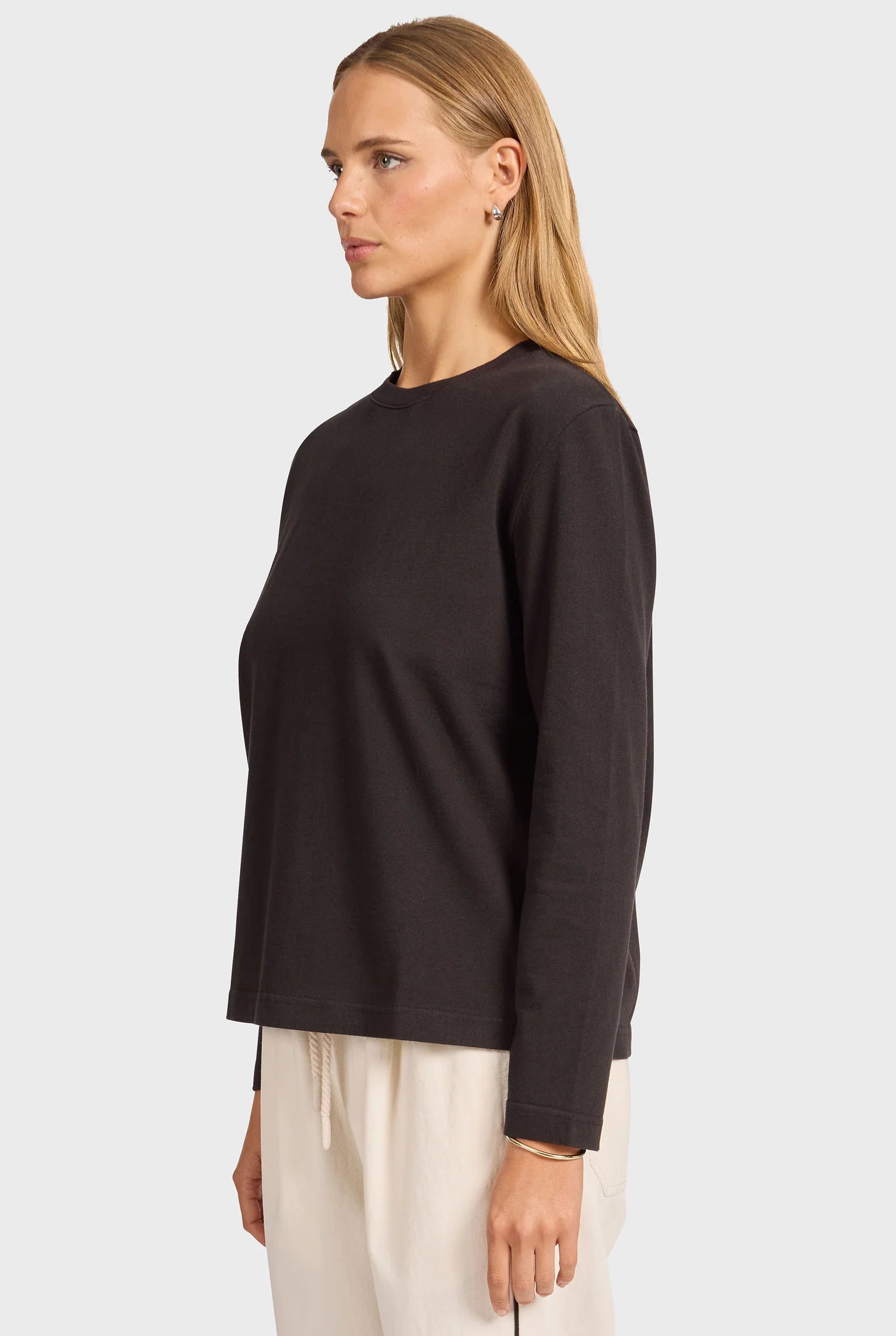 ロングスリーブTシャツ - Black