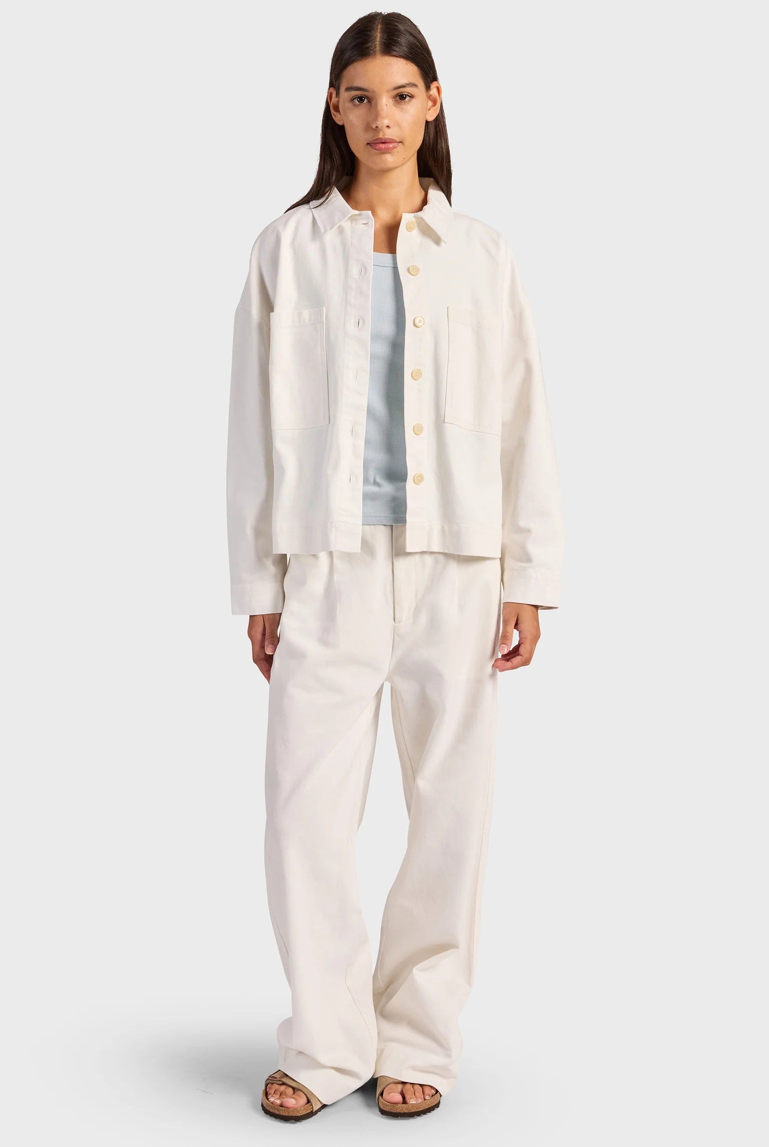 メリーツイルオーバーシャツ - Off White