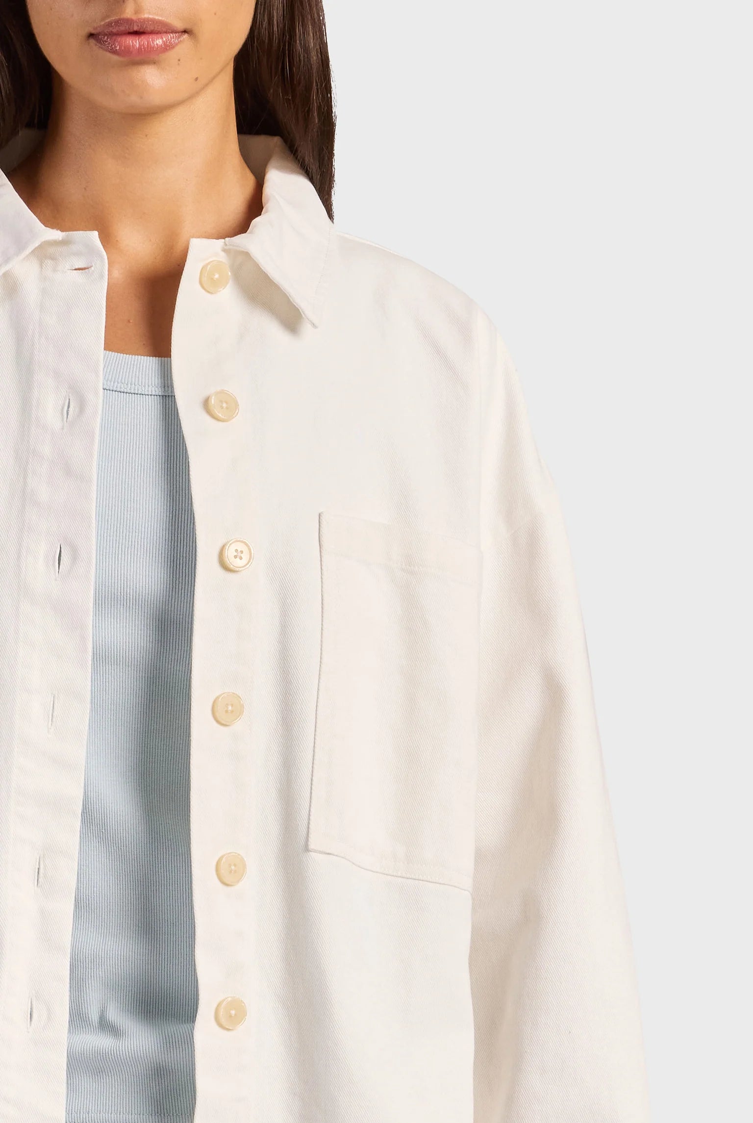 メリーツイルオーバーシャツ - Off White