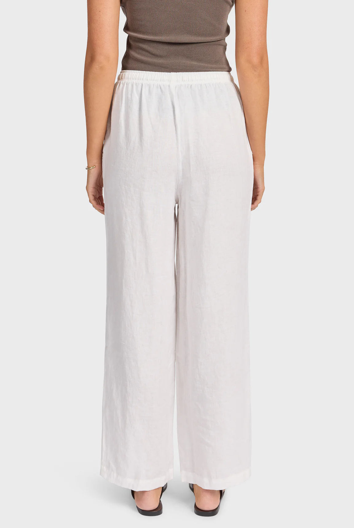 ウィメンズ リビエラ リネンパンツ - White
