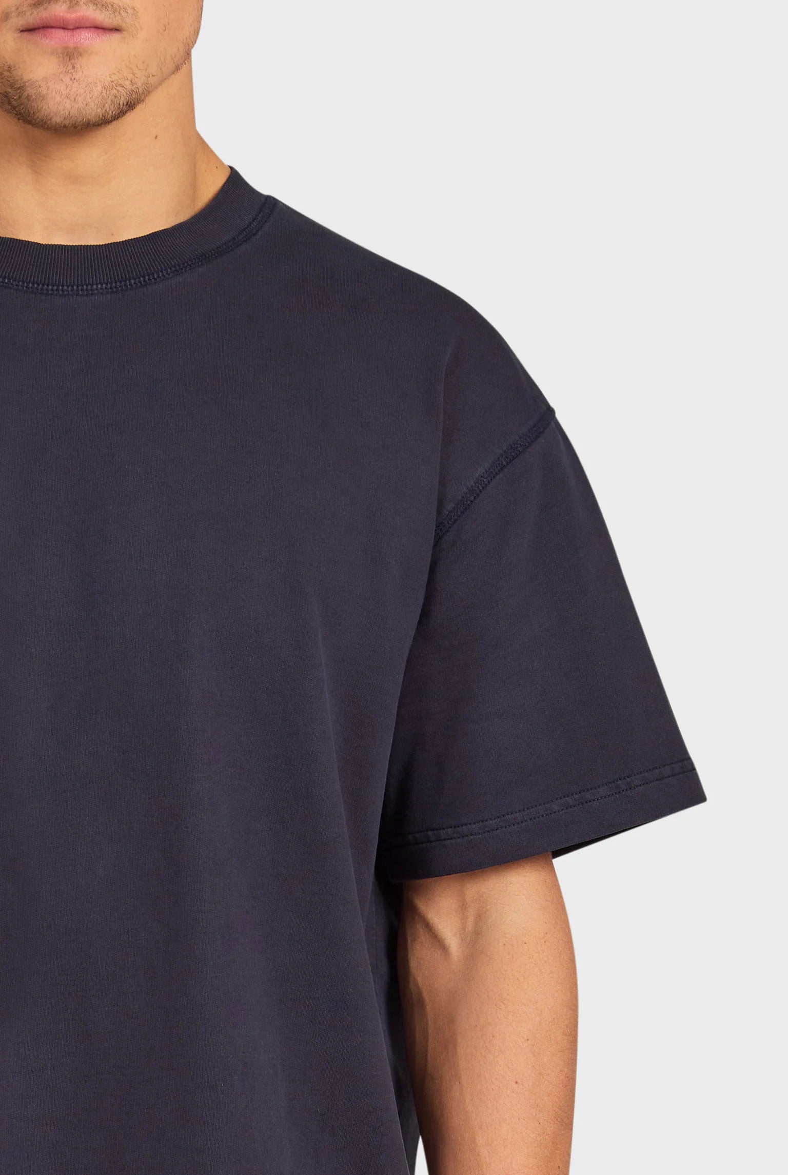 バーシティー クルーTシャツ - Peacoat Navy