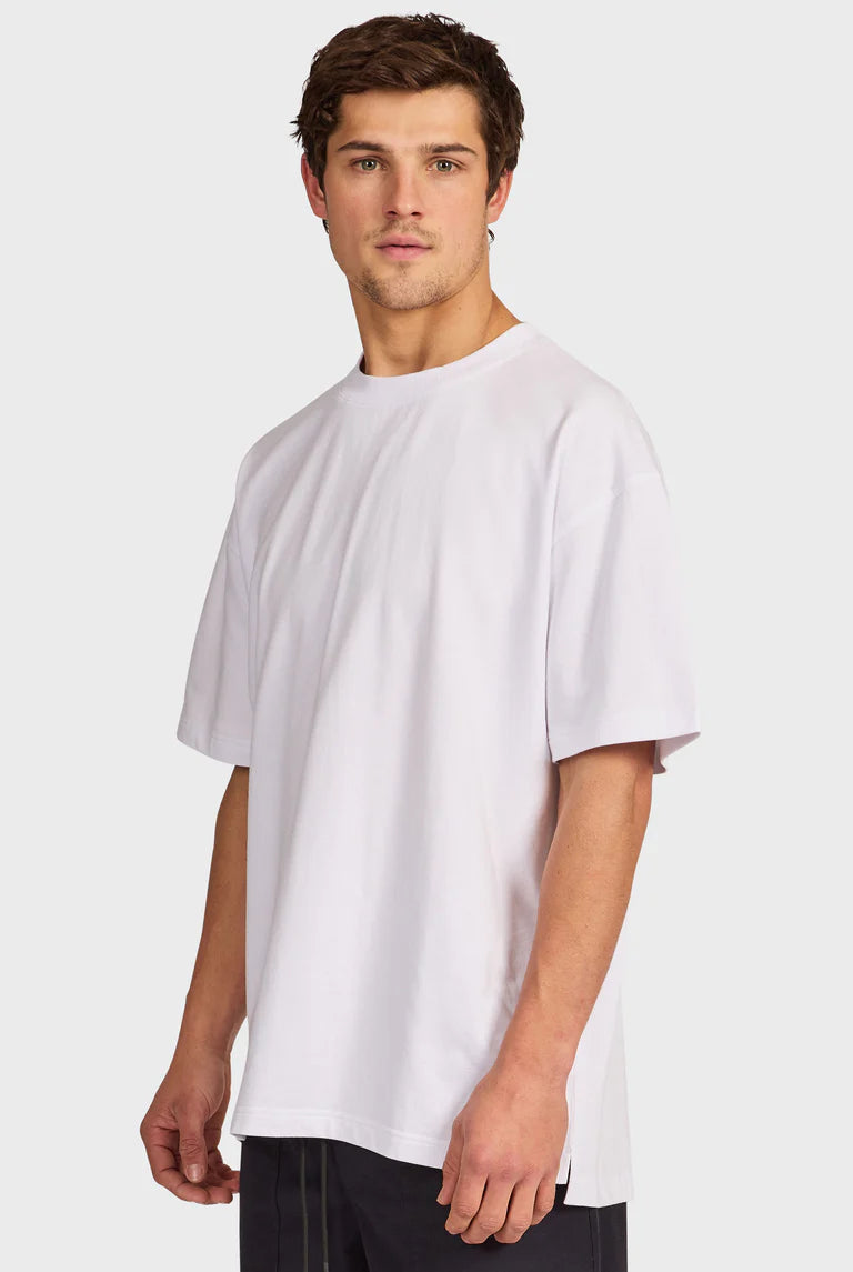 バーシティー クルーTシャツ - White