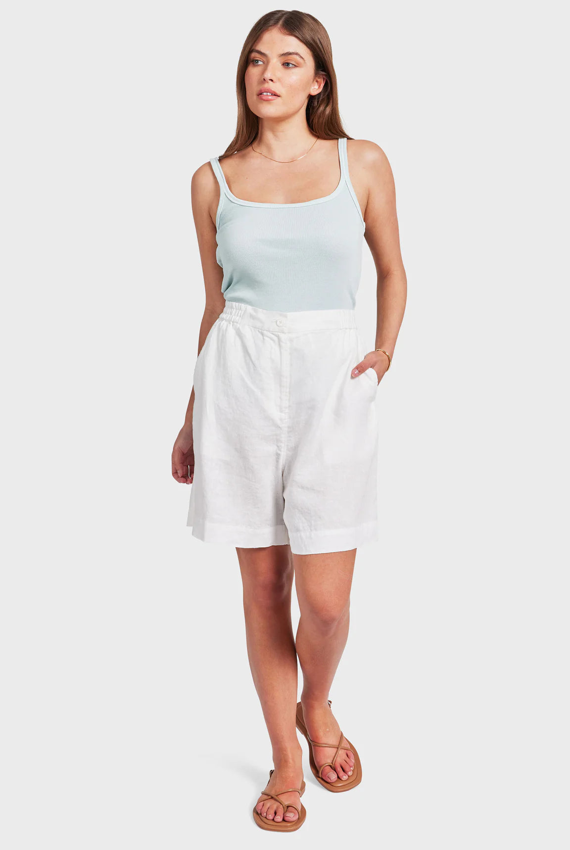 ベニスバミューダショート - White