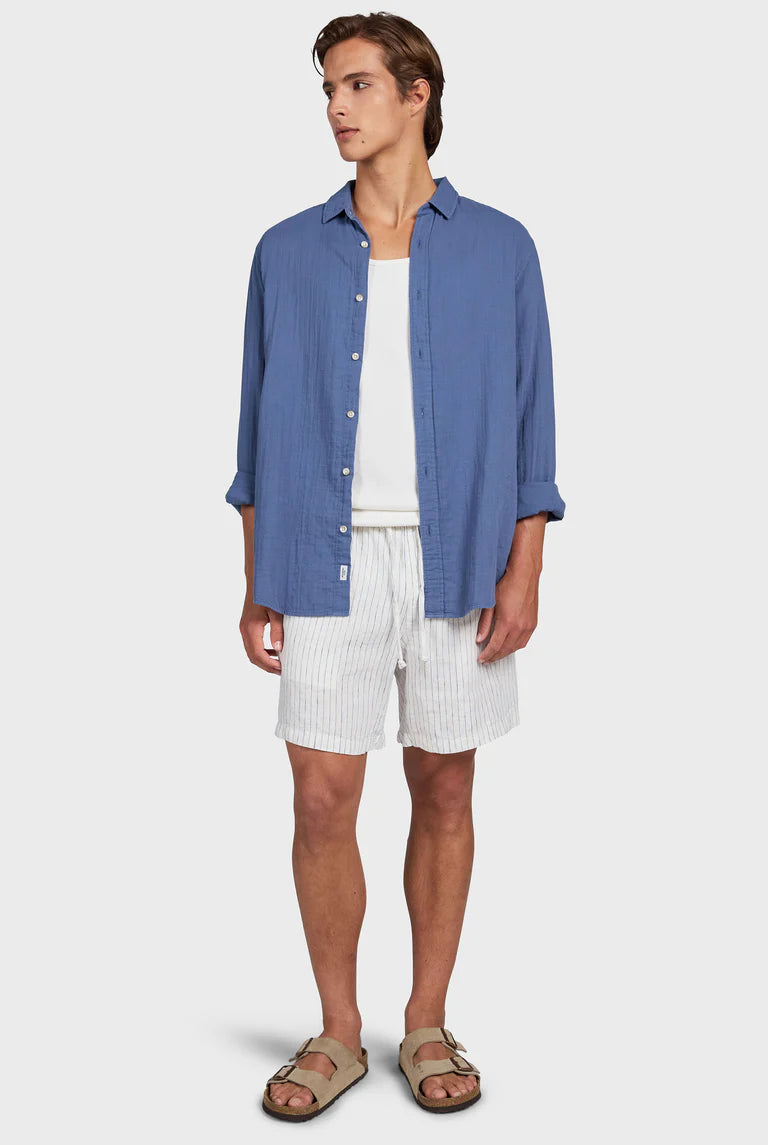 ビクターシャツ - Petrol Blue